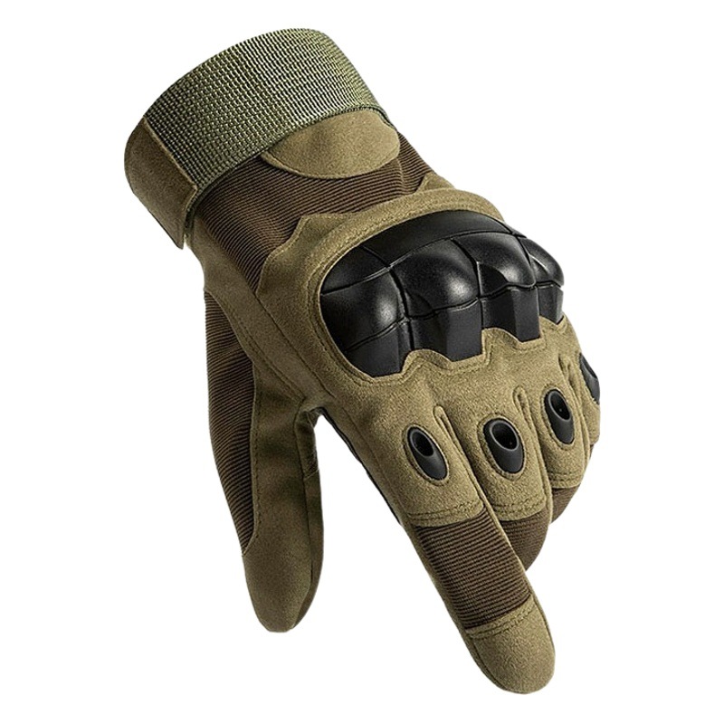 Outdoor Tactical Full Finger Gloves Men's Riding Motorcycle Motorcycle Electric Vehicle Anti-slip Wear-resistant Touch Screen Mountaineering Equipment
