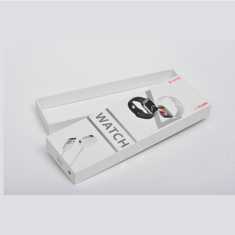 Picture of in stock wholesale T900 smart watch packaging box digital electronic products packaging carton neutral heaven and earth cover color box