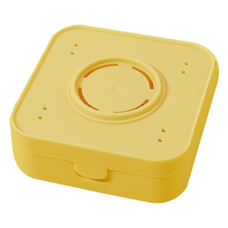 Camera puff storage box empty box ventilation vent dust-proof portable 8cm large cpb drop-shaped puff box