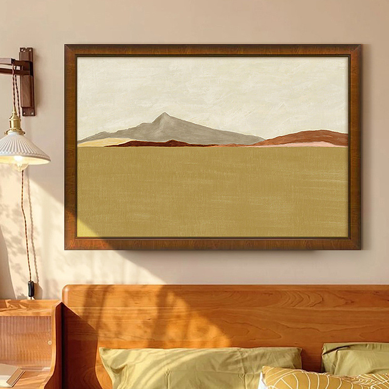 Mountain View French Antique Living Room Landscape Nordic Vintage Decorative Painting Niche Art Hallway Restaurant Hanging Painting