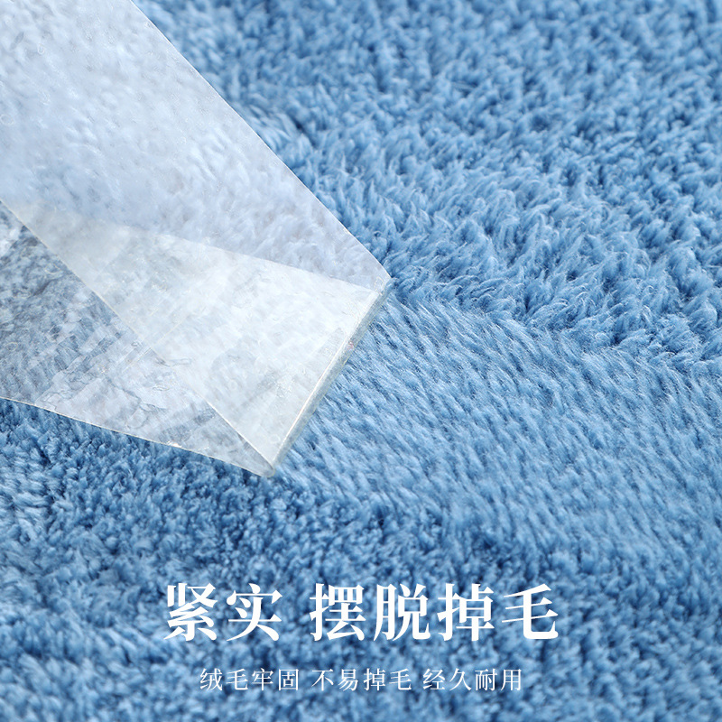 Picture of Thickened Imitation Cashmere Bathroom Toilet Bathroom Toilet Door Water-Absorbent Non-Slip Floor Mats Door Mats Home