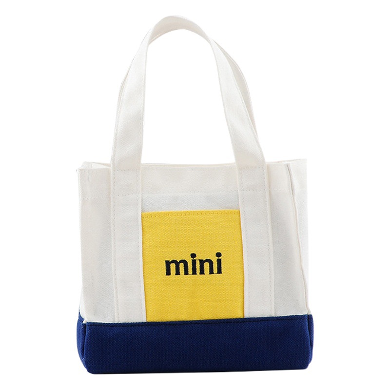 Canvas Bag Ins High-end Work Commuter Portable Canvas Bag Crossbody Student Fashion Simple Accompanying Gift Bag