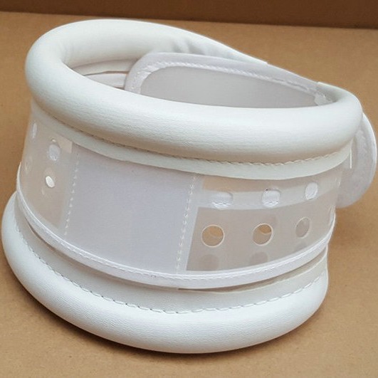 Picture of Cervical Traction Health Care Brace, Adjustable Plastic High-Elastic Neck Support, Pvc Neck Support, Neck Health Care and Physiotherapy