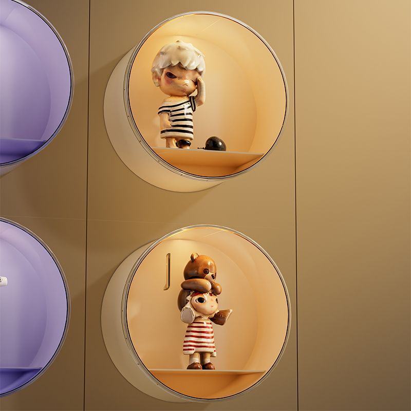 Blind Box Storage Display Rack Wall-Mounted Bubble Mart Display Box Display Wall-Mounted Storage Rack Transparent Hand-Made Cabinet