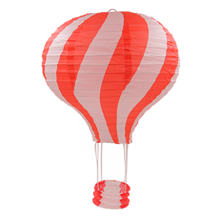 Picture of Hot Air Balloon Paper Lantern Decoration Shopping Mall Store Celebration Kindergarten Corridor Hanging Decoration Birthday Party Celebration Venue Layout