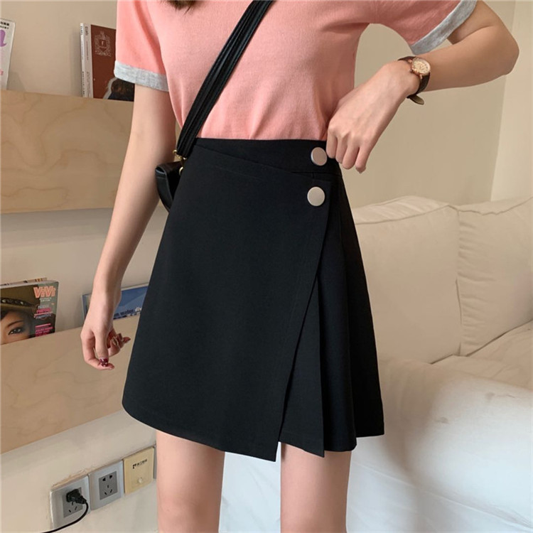 Casual Skirt for Women Summer 2025 New High-Waisted Small A-Line Skirt Sexy Wear Hip-Hugging Short Skirt
