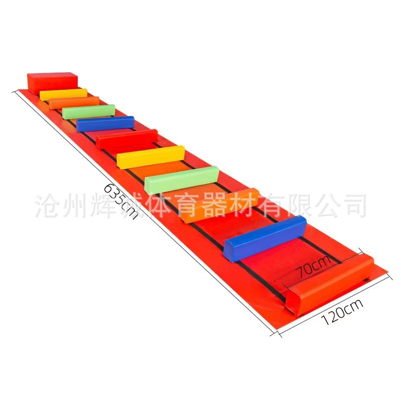 Picture of Physical fitness parkour nine-piece equipment materials children's physical fitness teaching aids progressive jump box physical fitness training equipment