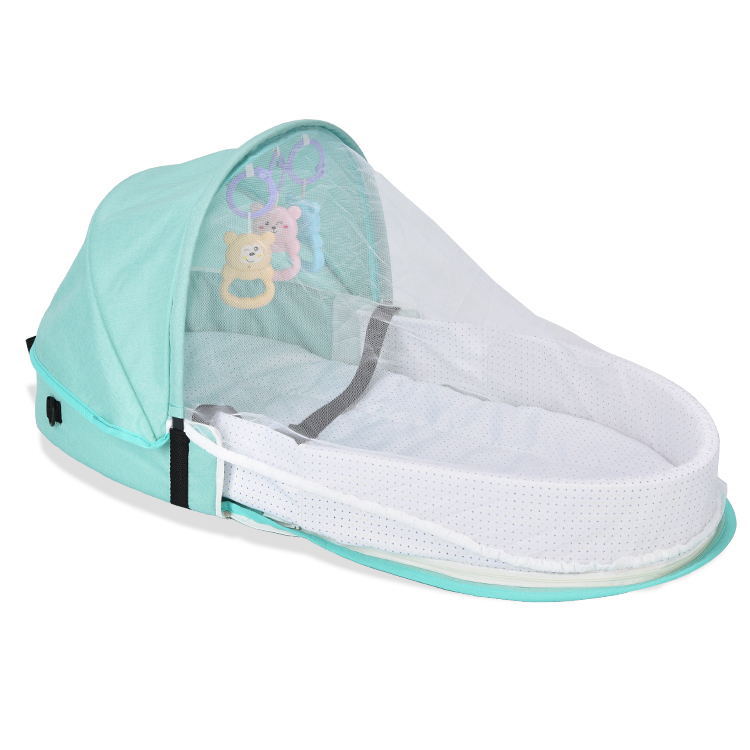 Picture of Wholesale convenient folding pressure-proof crib bed for newborn baby isolation bionic travel crib
