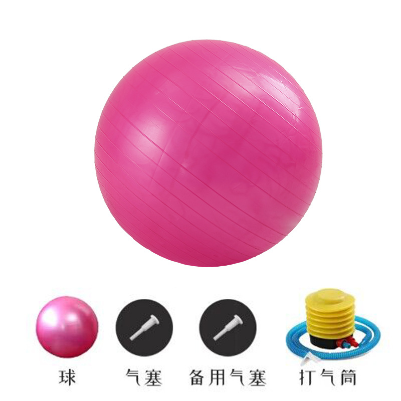 Picture of PVC thick frosted yoga ball 55cm65cm75CM yoga ball fitness ball sporting goods factory delivery
