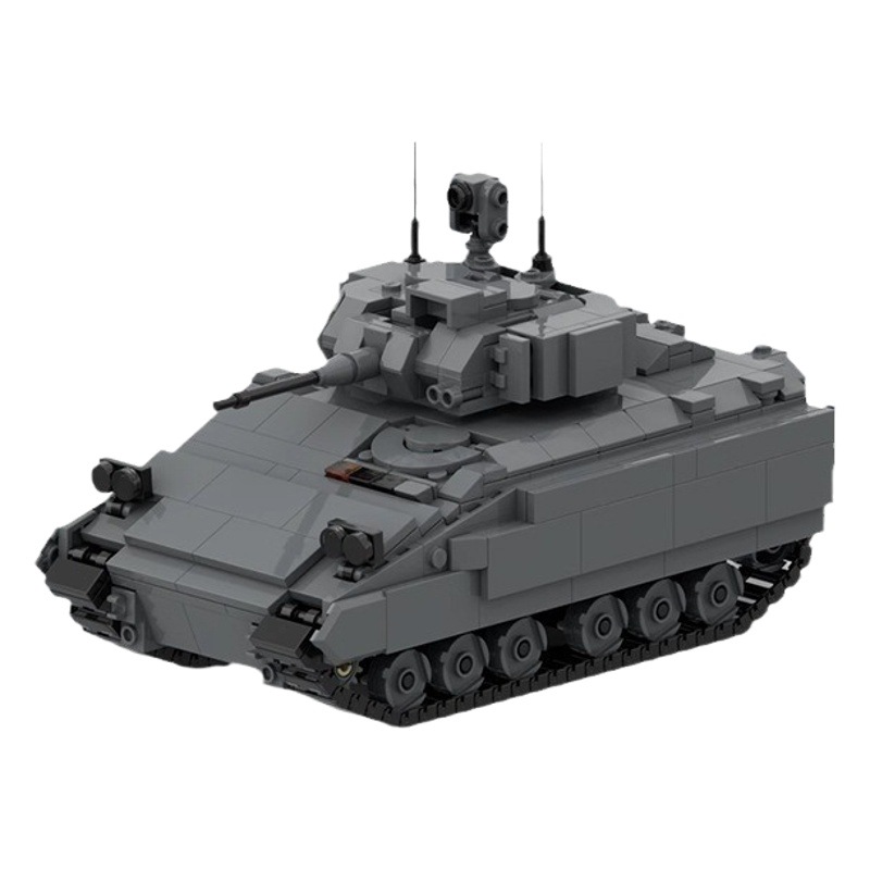 MOC domestic building blocks M2 Bradley tank model military compatible Lego diy assembled building blocks toy children