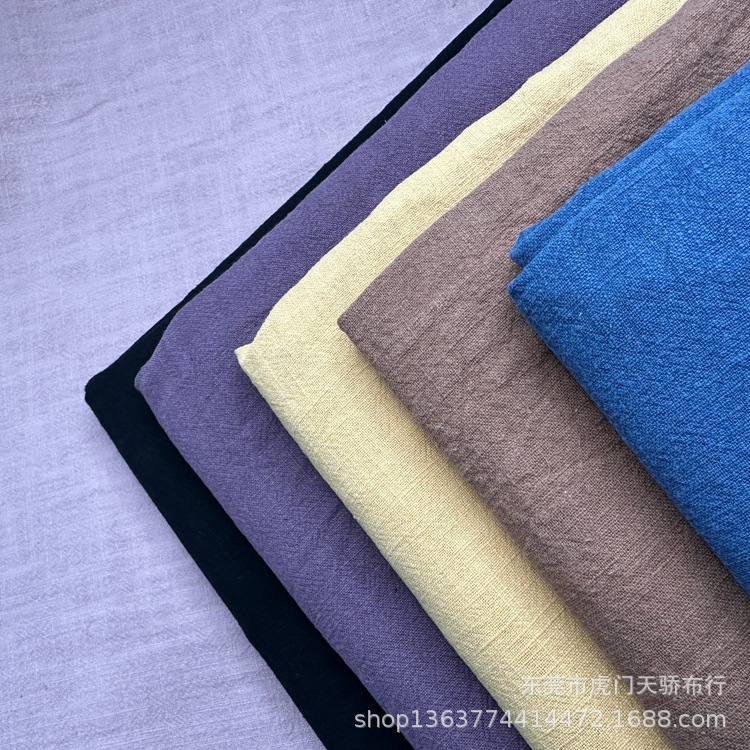 Ready Supply of Woven Washed Hemp 250g Ramie Cotton Washed Hemp 265g Linen Cotton Twill