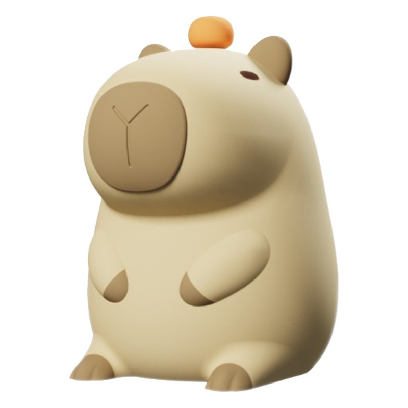 Cross-Border Capybara Silicone Night Light Rechargeable Dimming Water Guinea Pig Pat Light Capybara Lamp
