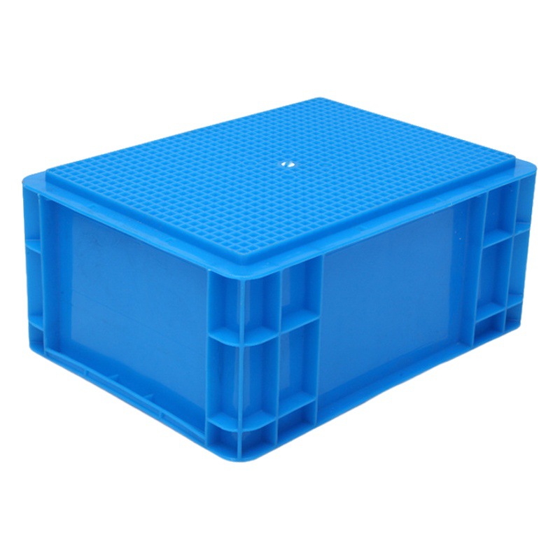 EU4316 Auto Parts Turnover Box Blue Thickened Parts Tool Storage Box Gray Logistics Box Factory with Lid