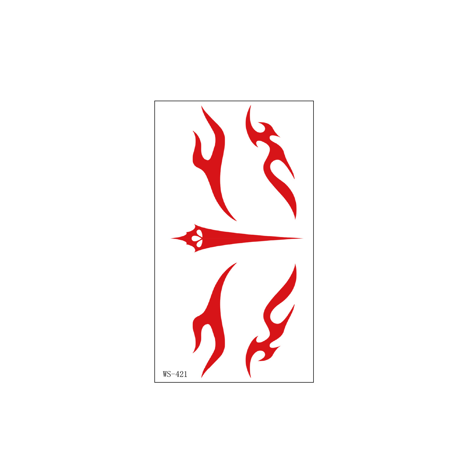 Picture of New Nezha Acrylic Face Tattoo Sticker Children's Forehead Print Eyebrow Sticker Waterproof Sweat Painted Face Sticker