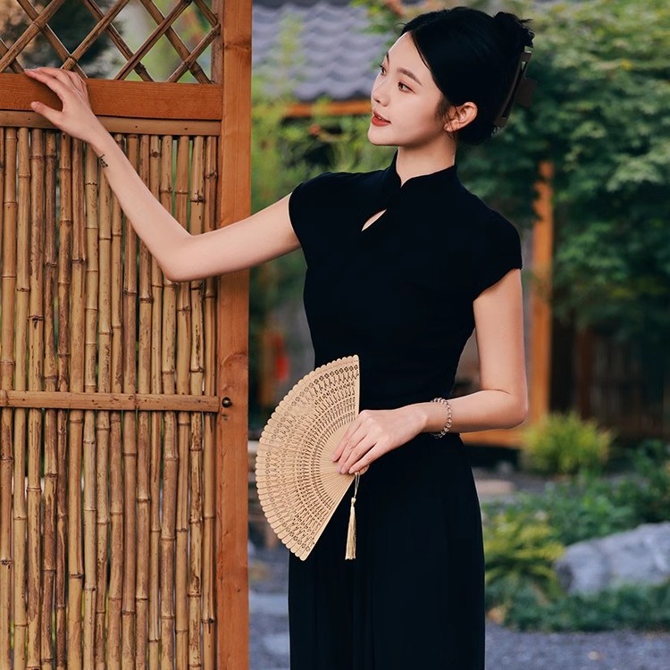 Picture of Classical Dance Clothing Adult Short-sleeved Top Thin Slimming Irregular Modern Dance Clothing Daily Wear Dancing Clothing
