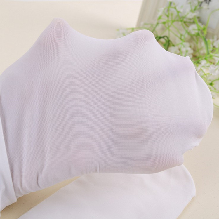 Picture of Factory wholesale spring and summer children dance socks six performance velvet 90D children's big socks white pantyhose