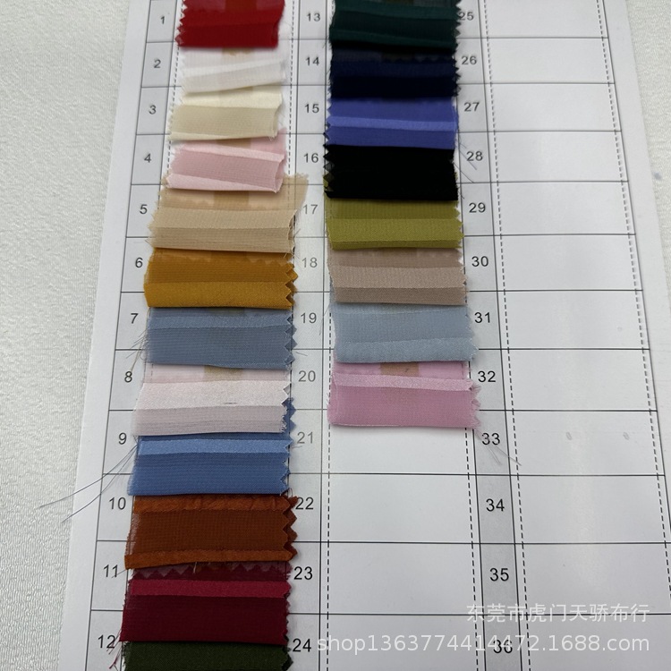Spot supply woven chiffon striped fabric chiffon sliver irregular draw fashion women's shirt