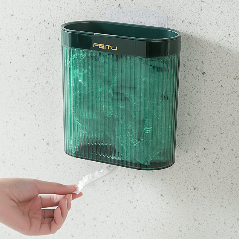 Picture of Dust-proof Restaurant Fresh-keeping Bag Storage Box Wall-mounted Exposable Kitchen Large Capacity Disposable Film Cover Storage Box