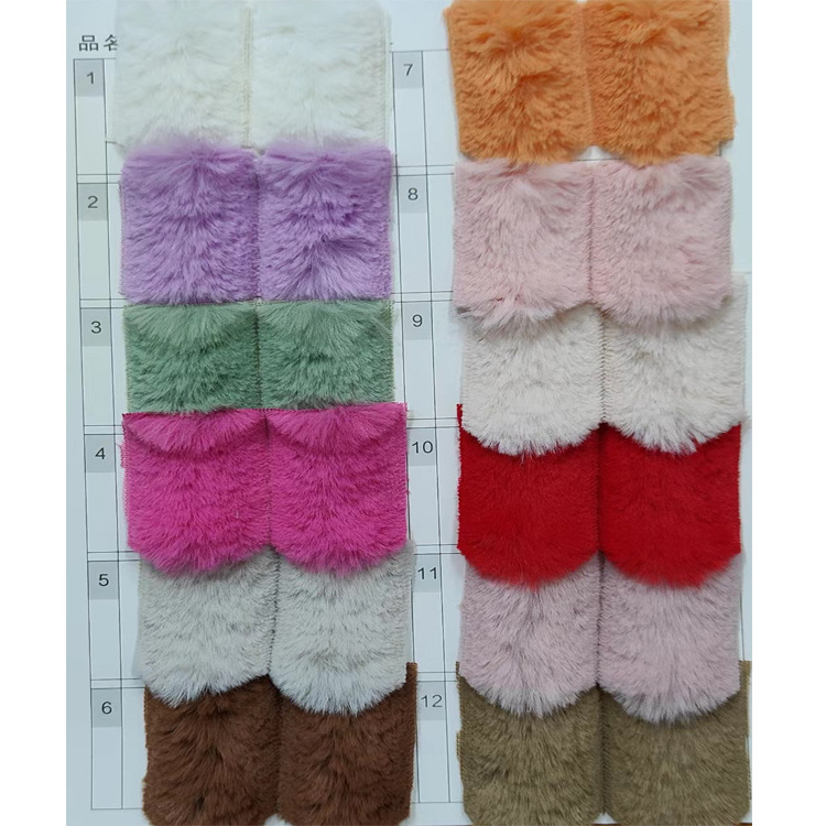 Factory in stock rabbit fur four cm wide draw clothing shoes and hats home crafts toy material