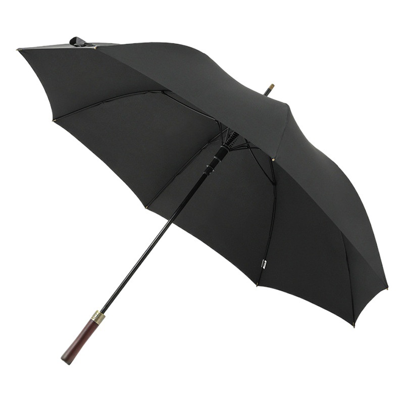 PARACHASE30 inch large automatic long handle umbrella 132cm straight umbrella 3 people retro wind-resistant business umbrella men