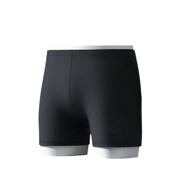 Picture of Wholesale swimming trunks men's factory direct supply blue and red flame plus size men's boxer swimming trunks wholesale hot spring Beach