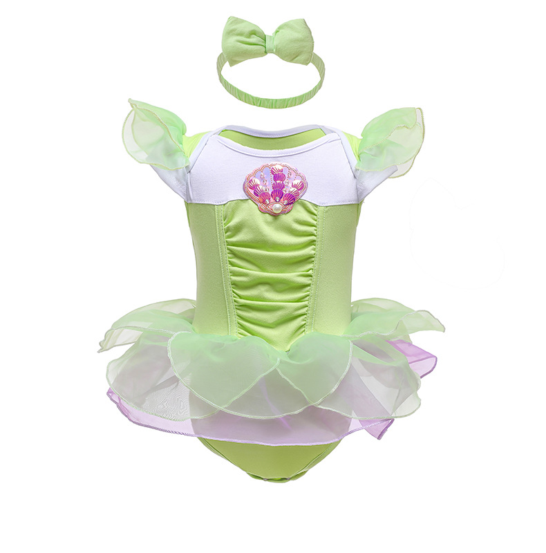 Picture of Halloween Children's Clothing, Short-Sleeved Pullover, Baby Baby Hooded Princess Jumpsuit, Romper Dress