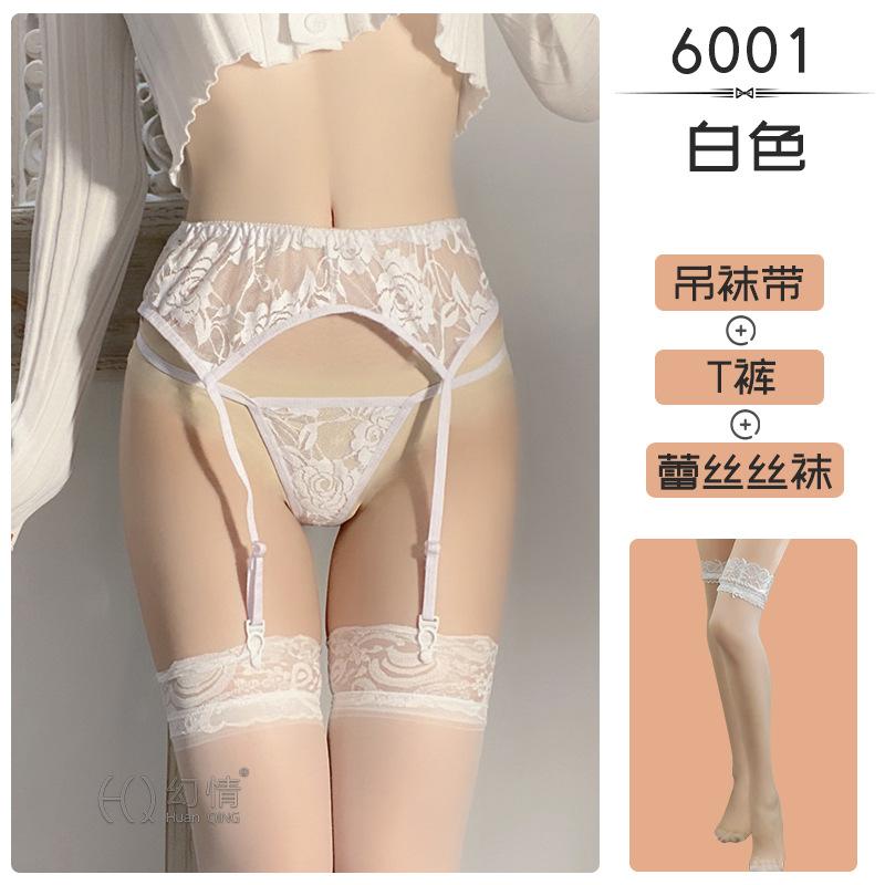 Picture of Fantasy Hot Selling European and American Foreign Trade Corset Lace Perspective Plus Size Garter Belt Sexy Accessories Garter Set