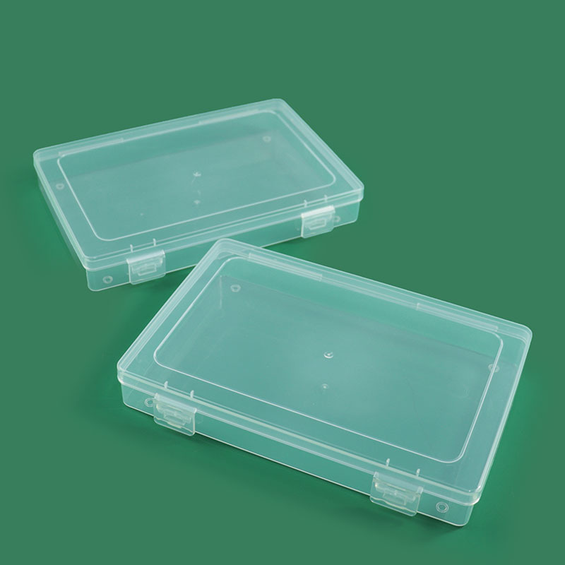 Transparent Pp Plastic Packaging Box Small Hardware Spare Parts Storage Box Digital Component Organizer Fishing Gear Storage Box