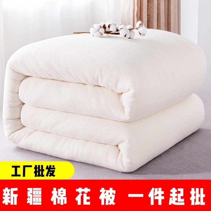 Picture of Xinjiang quilt cotton wool cotton wool cotton spring and autumn single mattress thickened student quilt cotton warm quilt core wholesale