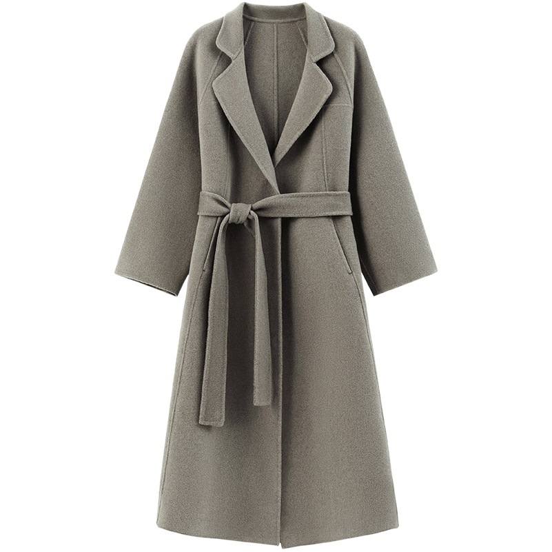 Picture of 『 Benefits』 Double-Sided Cashmere Outwear Women's Long 2025 New High-End Over-The-Knee Loose Woolen Outwear for Women