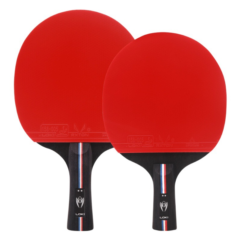 LOKI Raytheon Kirin K2 table tennis racket single racket beginner professional training horizontal racket straight racket student sports examination