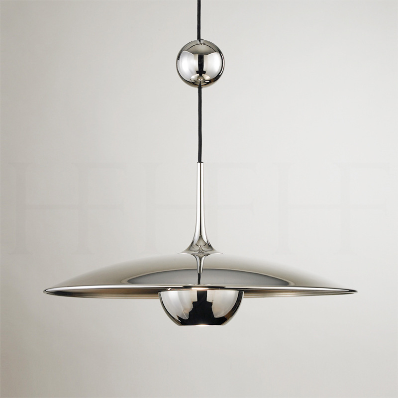 Modern Simple Creative Lifting Restaurant Nordic Iron Designer Model Room Bar Counter Luo Color Electroplated led Chandelier