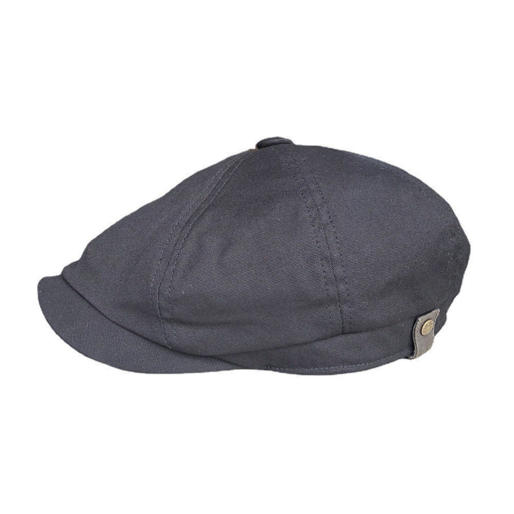 Picture of Retro spring and autumn casual wool British octagonal hat men's peaked cap beret men's trendy autumn and winter girls' newspaper Children's hat
