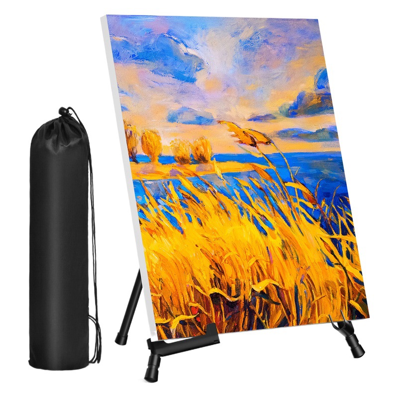 Cross-border wholesale aluminum alloy easel student children sketch special folding telescopic display stand portable display stand