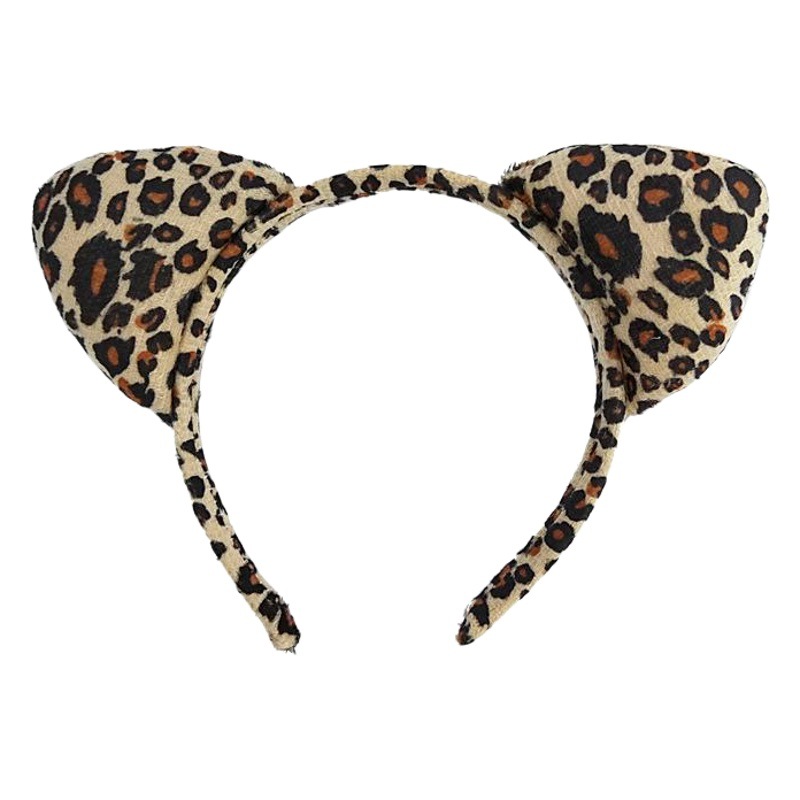 Children's Performance Headwear Leopard Animal Headband Adult Play Party Party Props Headband Cute Headband