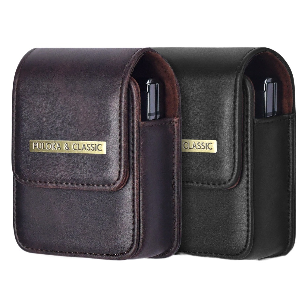 For Samsung Flip Folding Screen Mobile Phone Waist Bag Outdoor Leather Wearing Belt Universal Hanging Waist Bag Protective Cover