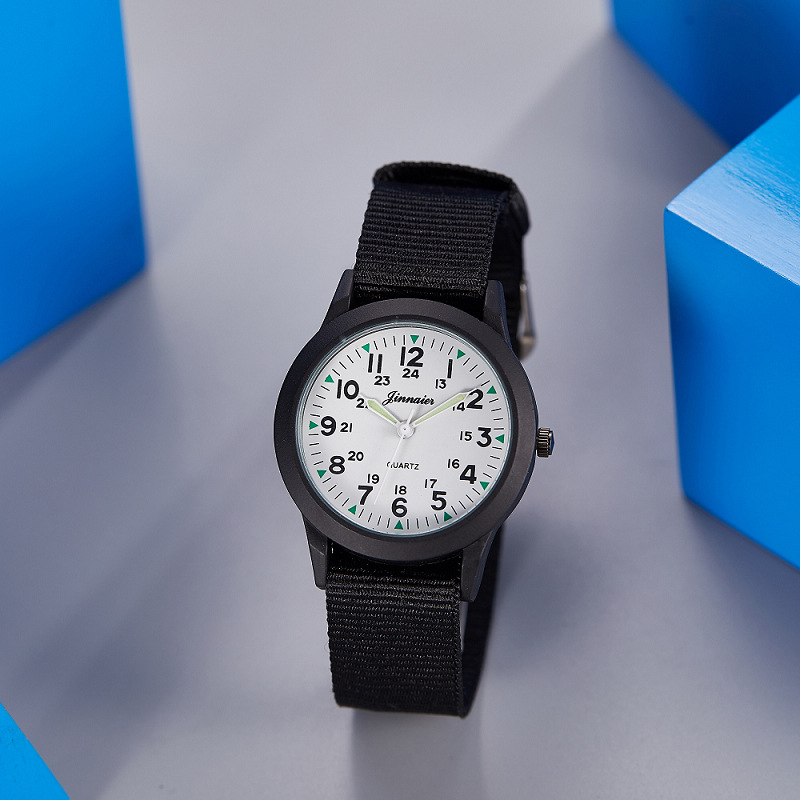 Picture of Student Casual Canvas Woven Watch with Pin Buckle Watch Pointer Manufacturer Popular Cross-Border Wholesale Watch