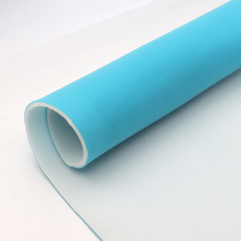 Picture of Spot colored woolen fabric composite sponge cloth rehabilitation supplies hook and loop strap helmet lining brushed fabric composite fabric