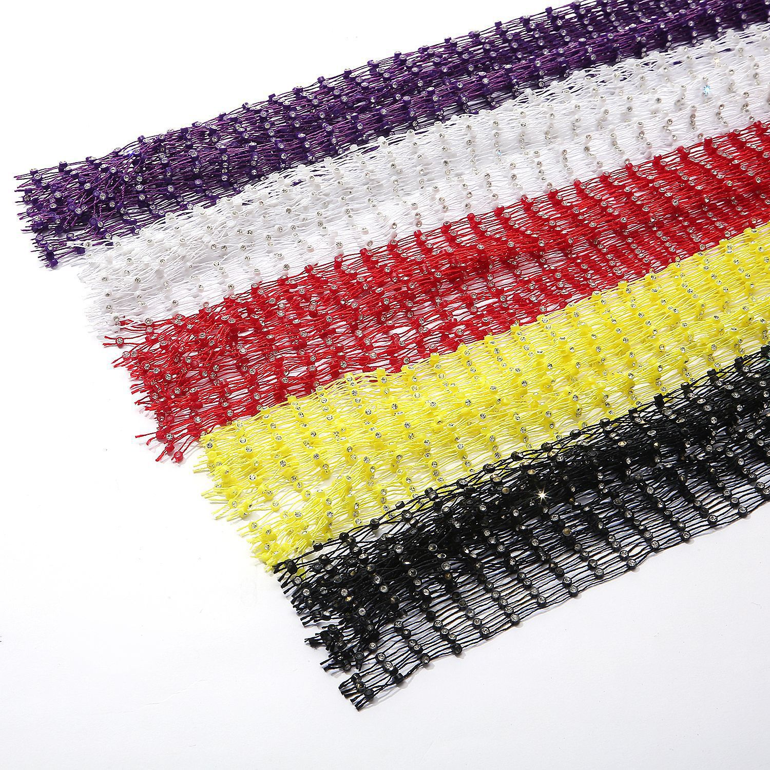 Cross-border hot sale 3637 elastic wire drill stretchable drill 3MM drill net DIY clothing accessories elastic net drill