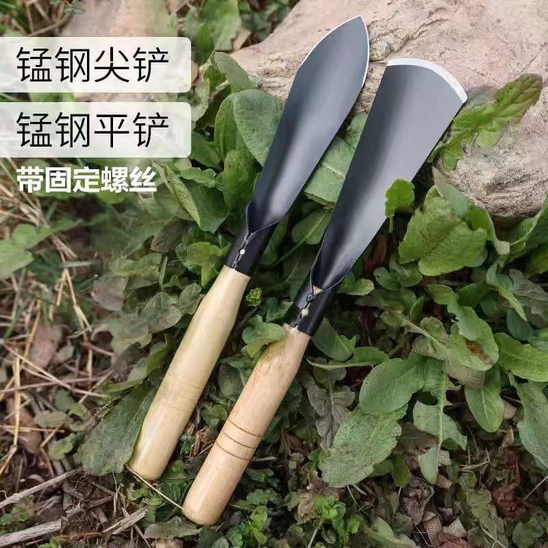 Garden tools for digging wild vegetables, suit household flower planting, seedling removal, seedling raising device, flower planting, sea driving, agricultural shovel