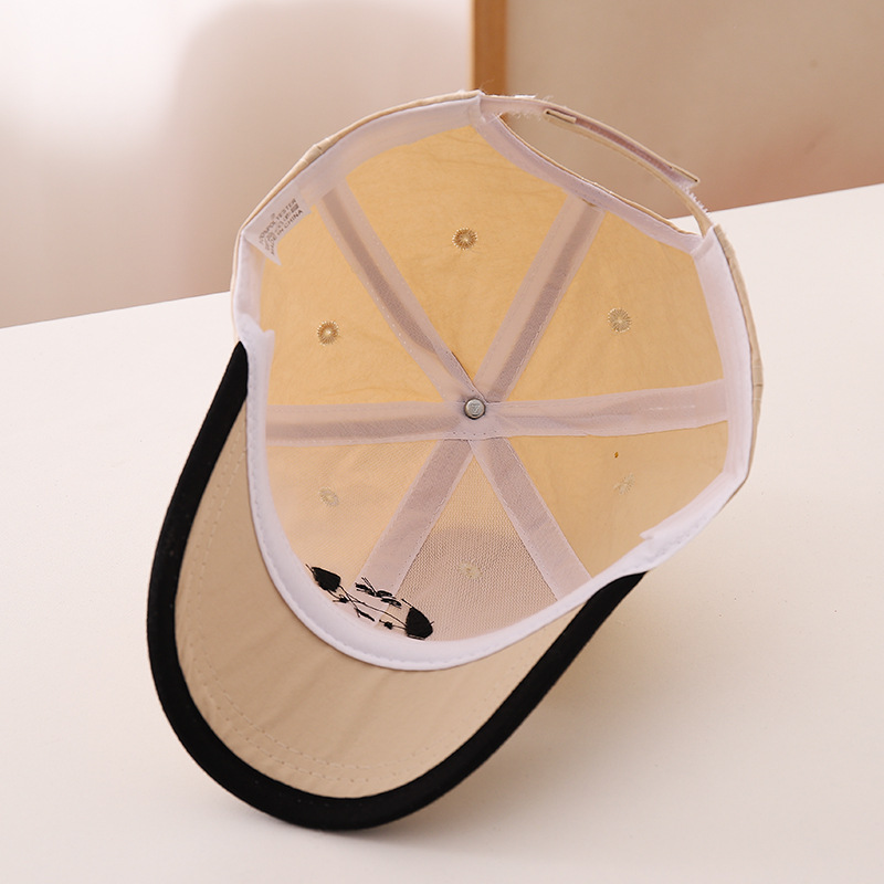 Picture of puppy embroidered puppy children's net cap boys baby cap summer girls sunscreen thin baseball cap sunshade