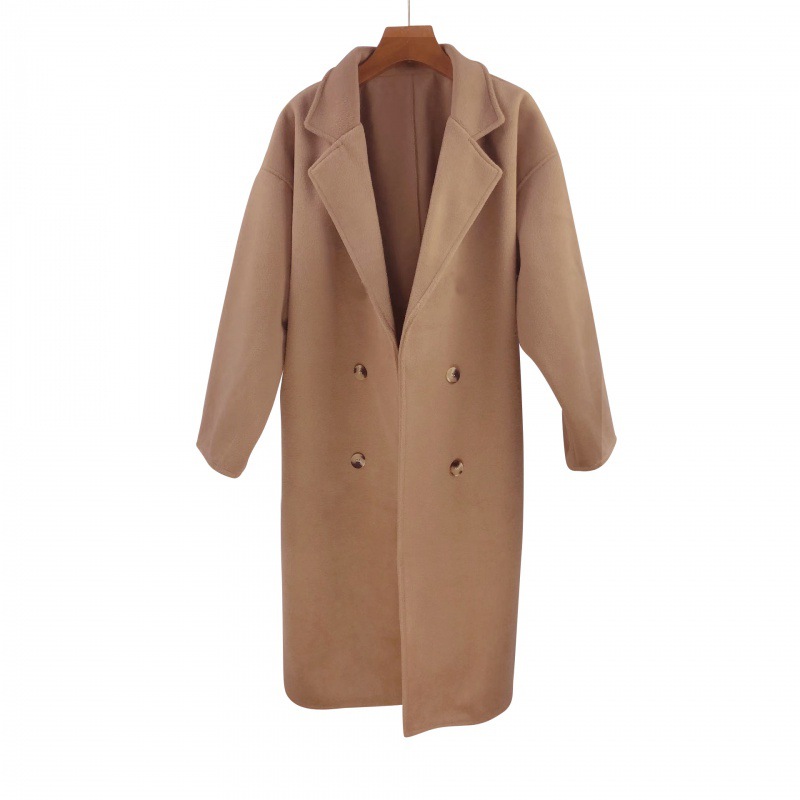 Picture of Cross-border AliExpress Woolen Coat Women's Autumn and Winter New Woolen Coat for Petite Hepburn Style Korean Style