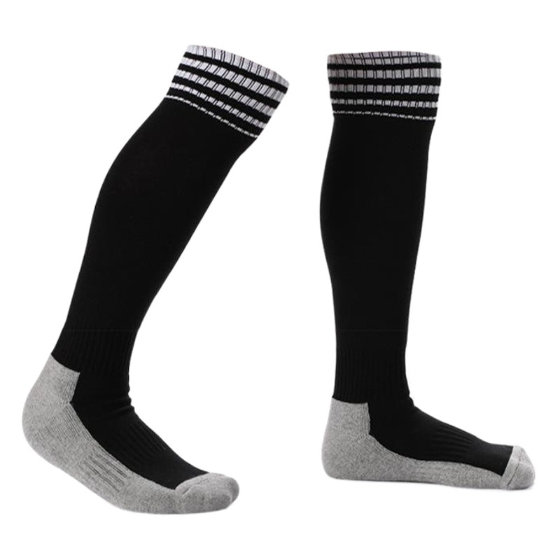Two Wolf Children's Football Dot Socks Thickened Anti-Slip Heel Towel Bottom Long-Tube Sports Sweat-Absorbent Children's Socks