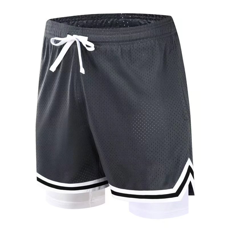 Cross-Border Shorts Men's Summer Loose Five-Point Pants Sports Training Basketball Shorts Vest Men's Fitness Pants Wholesale