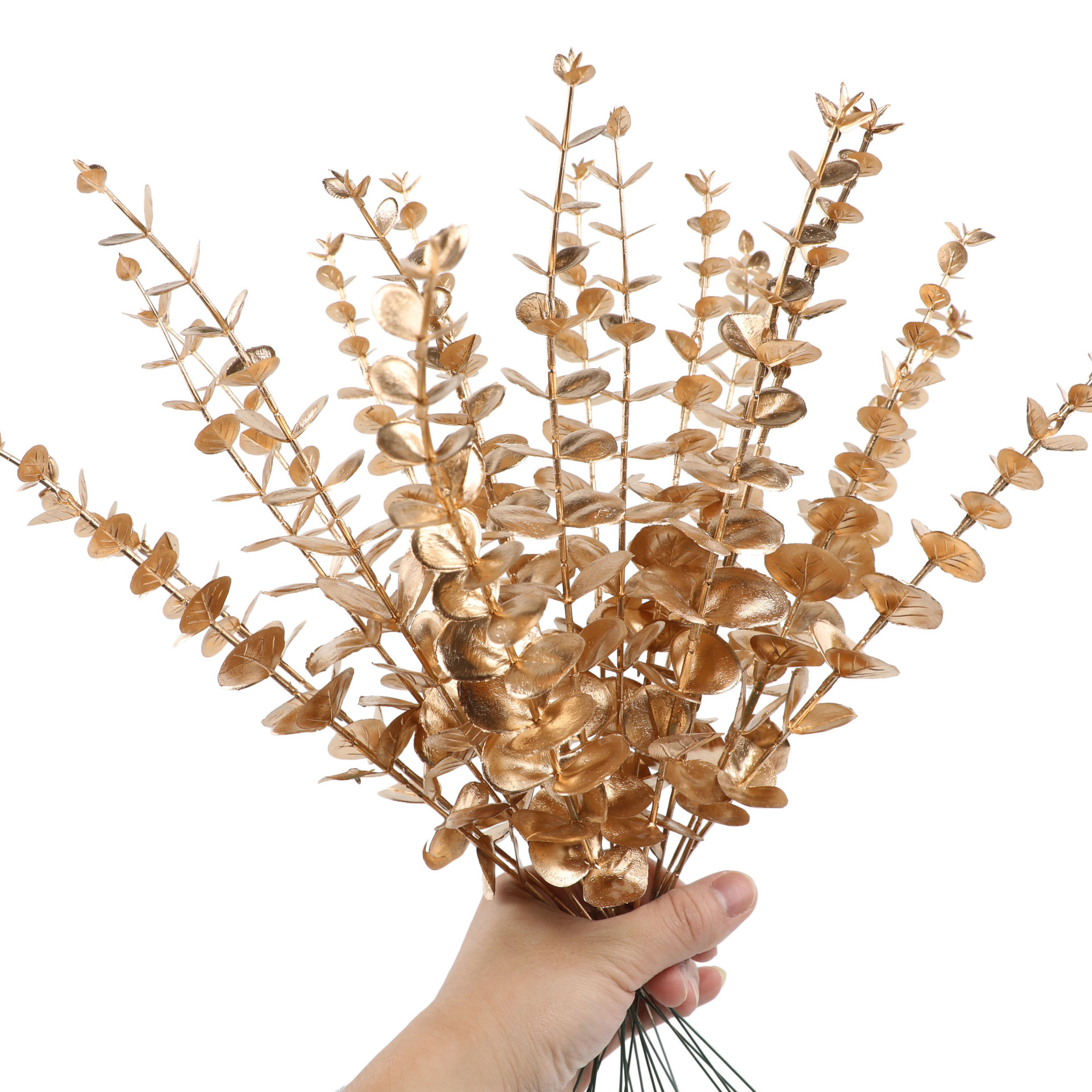 Picture of Cross-Border Simulated Green Plants Eucalyptus Leaves Amazon Simulated Plants Wholesale Eucalyptus Leaves Ins Decoration Home Wedding