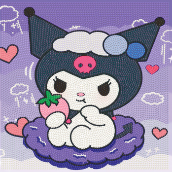 Picture of Original God New Diamond painting children student diy handmade diamond material package with frame Cartoon Cartoon educational toys