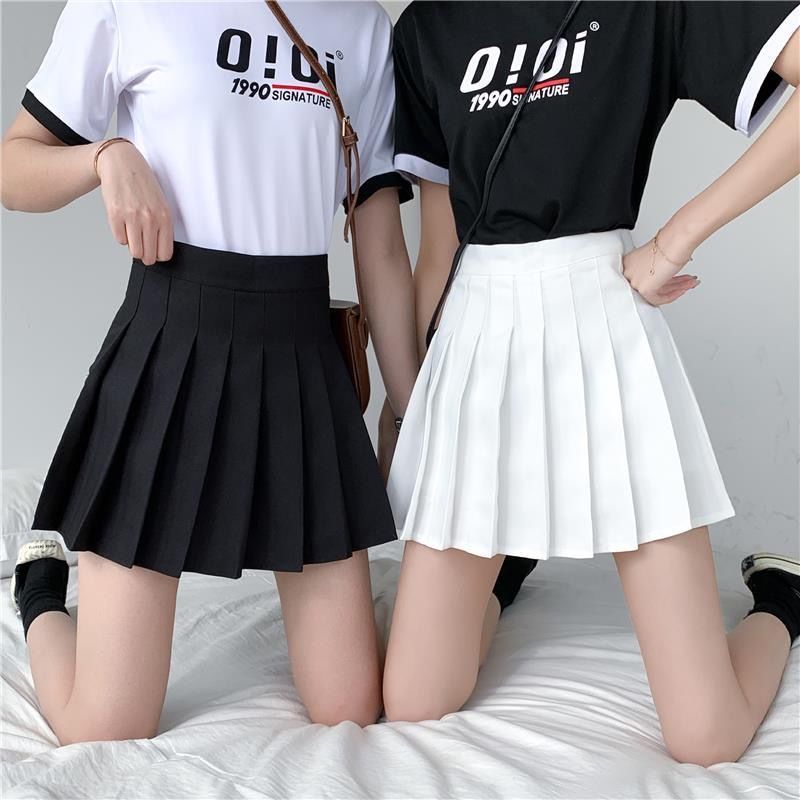 College Style High Waist Plaid Skirt Women's Summer 2024 Design Sense Niche Style Skirt Pleated A- line Short Skirt Trendy