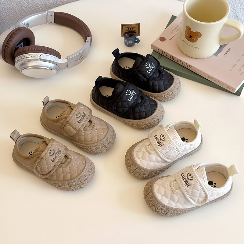 Baby Breathable Soft-Soled Toddler Shoes Spring and Summer Non-Slip Baby Boy Stable Shoes Velcro Girls Shoes Comfortable Cartoon Shoes