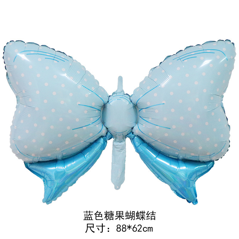Picture of New large bow HelloBABY shape aluminum balloon Baby Full Moon Birthday Party shape balloon