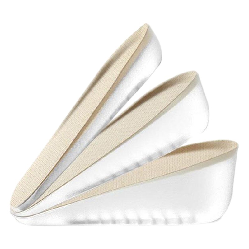 Silicone Inner Heightening Insole, Invisible Heightening Pad in Stockings, Foot Pad, Heel Pad, Half Pad, Heightening Shock-Absorbing Pad